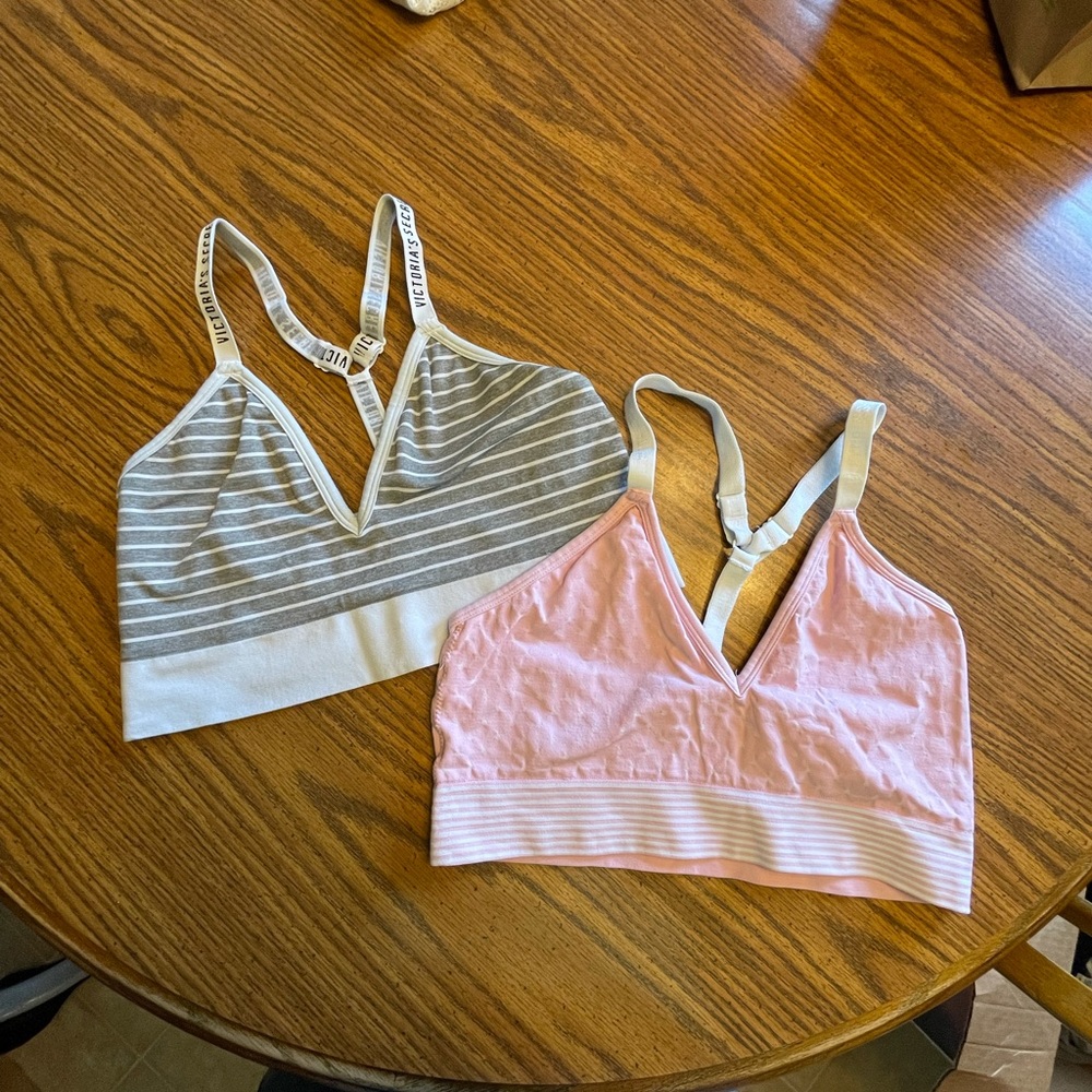2 Victoria secret lounge bras